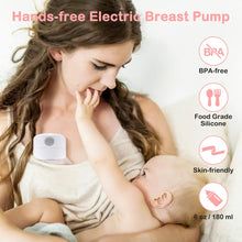 Load image into Gallery viewer, CPPSLEE Wearable Breast Pump, S12 Hands Free Breast Pump, Electric Portable Breast Pump with 2 Mode &amp; 9 Levels, Wireless Breast Pump, LCD Display, 24mm Flange, 2 Pack
