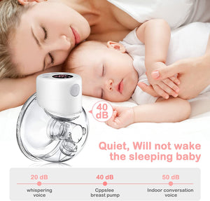 CPPSLEE Wearable Breast Pump, S12 Hands Free Breast Pump, Electric Portable Breast Pump with 2 Mode & 9 Levels, Wireless Breast Pump, LCD Display, 24mm Flange, 2 Pack