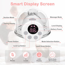 Load image into Gallery viewer, CPPSLEE Wearable Breast Pump, S12 Hands Free Breast Pump, Electric Portable Breast Pump with 2 Mode &amp; 9 Levels, Wireless Breast Pump, LCD Display, 24mm Flange, 2 Pack
